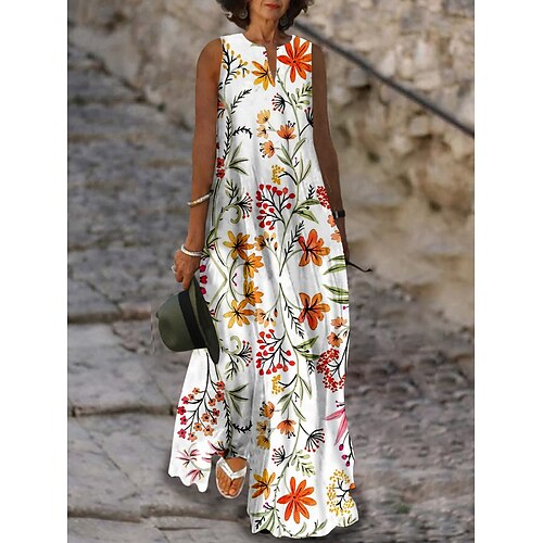 Per donna Abito lungo Abito lungo Abito casual Abito senza maniche Abito estivo Floreale Di tendenza Streetwear Giornaliero Appuntamento Per uscire Stampa Senza maniche A V Vestito Standard Rosa
Per donna Abito lungo Abito lungo Abito casual Abito senza maniche Abito estivo Floreale Di tendenza Streetwear Giornaliero Appuntamento Per uscire Stampa Senza maniche A V Vestito Standard Rosa