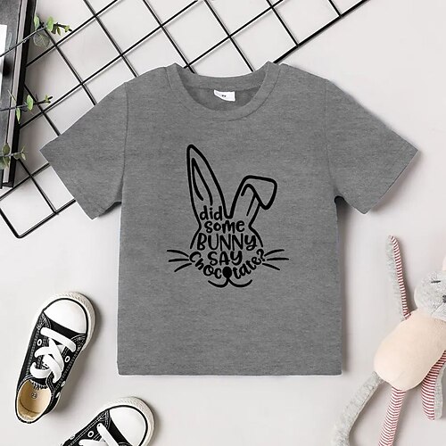 pasqua bambini ragazzi maglietta pasqua tee lettera cuore manica corta girocollo cotone bambini top moda casual quotidiano estate grigio 3-12 anni
pasqua bambini ragazzi maglietta pasqua tee lettera cuore manica corta girocollo cotone bambini top moda casual quotidiano estate grigio 3-12 anni