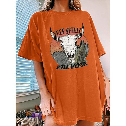 Dame T-shirt kjole Hverdagskjole T shirt kjole Dyr Bogstaver Trykt mønster Rund hals Mini kjole Aktiv Mode udendørs Daglig Kortærmet Løstsiddende Sort Blå Orange Sommer Forår S M L XL XXL
Dame T-shirt kjole Hverdagskjole T shirt kjole Dyr Bogstaver Trykt mønster Rund hals Mini kjole Aktiv Mode udendørs Daglig Kortærmet Løstsiddende Sort Blå Orange Sommer Forår S M L XL XXL