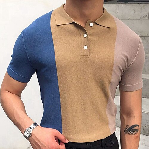 Herre Strik Polo Polo Forretning Daglig Knaphul Kort Ærme Stilfuld Klassisk Farveblok Strikket Sommer Forår Kaffe Strik Polo
Herre Strik Polo Polo Forretning Daglig Knaphul Kort Ærme Stilfuld Klassisk Farveblok Strikket Sommer Forår Kaffe Strik Polo