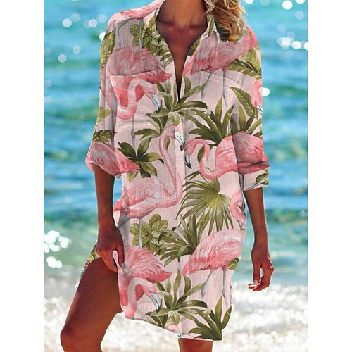 Per donna Abito chemisier Abito casual Vestito a trapezio Mini abito Esterno Giornaliero Da mare Poliestere Di tendenza Informale Colletto Pulsante Tasche Manica a 3/4 Estate Primavera 2023 Morbido
Per donna Abito chemisier Abito casual Vestito a trapezio Mini abito Esterno Giornaliero Da mare Poliestere Di tendenza Informale Colletto Pulsante Tasche Manica a 3/4 Estate Primavera 2023 Morbido