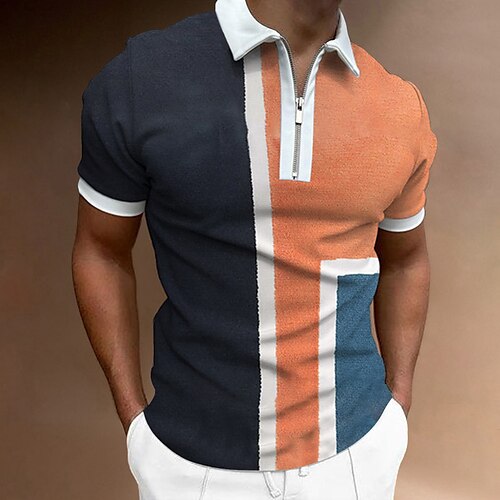 Per uomo Polo con zip POLO Informale Giornaliero Chiusura lampo quarto Manica corta Di tendenza Essenziale Color Block Cerniera Estate Standard Giallo Blu Viola Arancione Verde Polo con zip
Per uomo Polo con zip POLO Informale Giornaliero Chiusura lampo quarto Manica corta Di tendenza Essenziale Color Block Cerniera Estate Standard Giallo Blu Viola Arancione Verde Polo con zip