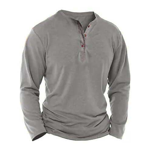 Herre Henly-skjorte T-skjorte عادي Henley Gate Feriereise Langermet Knapp Klær Designer Grunnleggende Moderne Moderne
Herre Henly-skjorte T-skjorte عادي Henley Gate Feriereise Langermet Knapp Klær Designer Grunnleggende Moderne Moderne