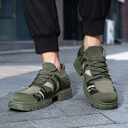 Herre Kondisko Sporty look Sporty Afslappet udendørs Daglig Løb Flyvende vævning militærgrøn Sommer Forår
Herre Kondisko Sporty look Sporty Afslappet udendørs Daglig Løb Flyvende vævning militærgrøn Sommer Forår