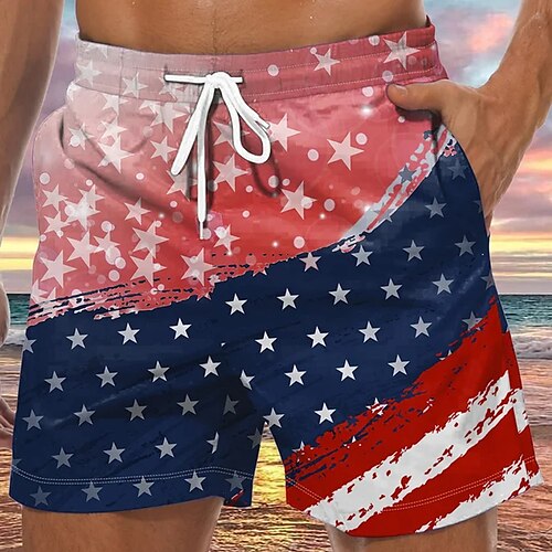 Herre Surf shorts Badeshorts Sommer shorts Strandshorts Snørelukning med mesh-for Elastisk Talje Grafiske tryk Nationalflag Hurtigtørrende Korte Afslappet Daglig Ferie Boheme Hawaiiansk Rød
Herre Surf shorts Badeshorts Sommer shorts Strandshorts Snørelukning med mesh-for Elastisk Talje Grafiske tryk Nationalflag Hurtigtørrende Korte Afslappet Daglig Ferie Boheme Hawaiiansk Rød