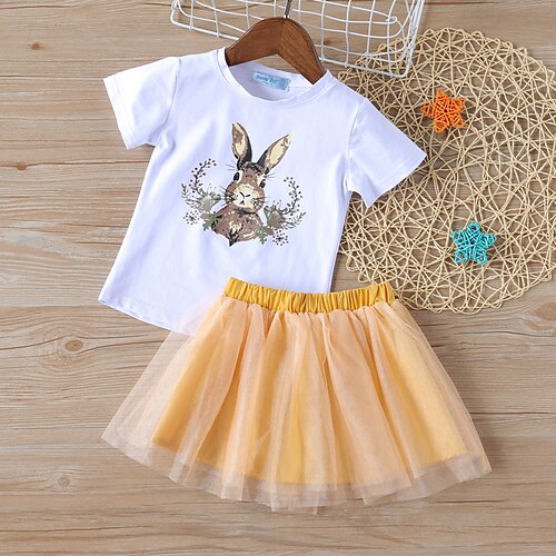 2 Dele Baby Pige Påske Kanin Crewneck Nederdel & Skjorte Sæt Kortærmet Mode Skole 3-7 år Sommer Orange
2 Dele Baby Pige Påske Kanin Crewneck Nederdel & Skjorte Sæt Kortærmet Mode Skole 3-7 år Sommer Orange