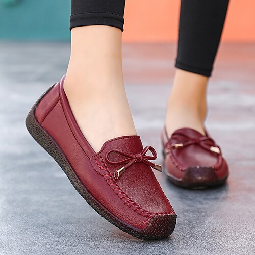 Per donna Ballerine Mocassini Mocassini Classici Ufficio Fiocco Piatto Punta tonda Lavoro minimalismo Footing Pelle di maiale Mocassino Nero Borgogna Beige
Per donna Ballerine Mocassini Mocassini Classici Ufficio Fiocco Piatto Punta tonda Lavoro minimalismo Footing Pelle di maiale Mocassino Nero Borgogna Beige
