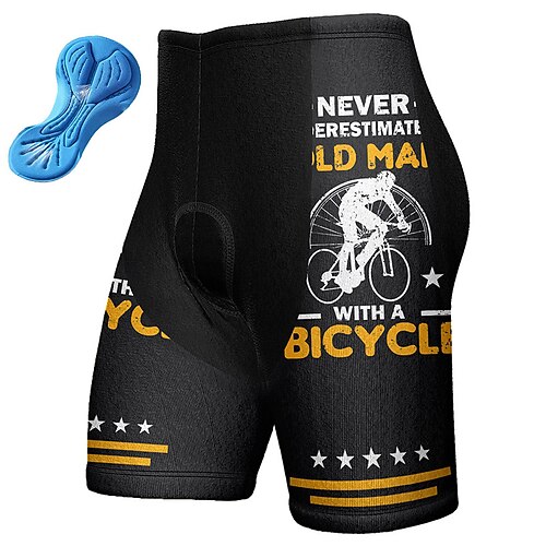 21Grams Herre Sykkelshorts Sykkel Fôrede shorts Bunner Fjellsykling Veisykling sport Grafisk 3D Pute Sykling Pustende Fukttransport Gul Blå Spandex Klær Sykkelklær
21Grams Herre Sykkelshorts Sykkel Fôrede shorts Bunner Fjellsykling Veisykling sport Grafisk 3D Pute Sykling Pustende Fukttransport Gul Blå Spandex Klær Sykkelklær
