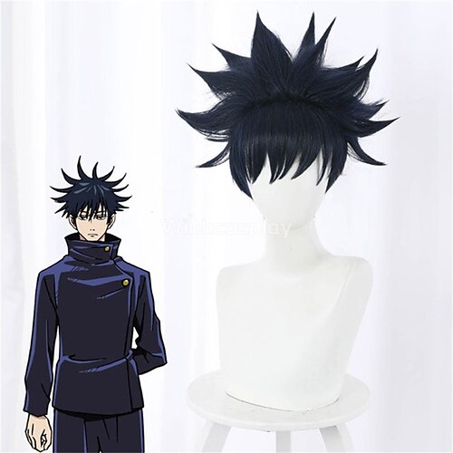 jujutsu kaisen stregoneria lotta megumi fushiguro parrucca cosplay blu profondo
jujutsu kaisen stregoneria lotta megumi fushiguro parrucca cosplay blu profondo