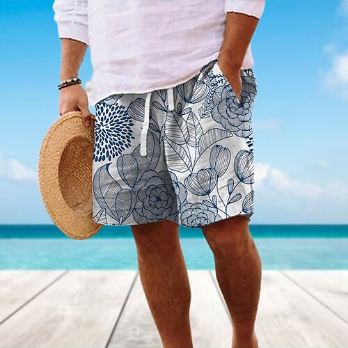 Per uomo Pantaloncini estivi Pantaloncini da spiaggia A cordoncino Vita elastica Pop art Piante Floreale Traspirante Morbido Breve Informale Giornaliero Per eventi Streetwear Hawaiano Blu Grigio
Per uomo Pantaloncini estivi Pantaloncini da spiaggia A cordoncino Vita elastica Pop art Piante Floreale Traspirante Morbido Breve Informale Giornaliero Per eventi Streetwear Hawaiano Blu Grigio