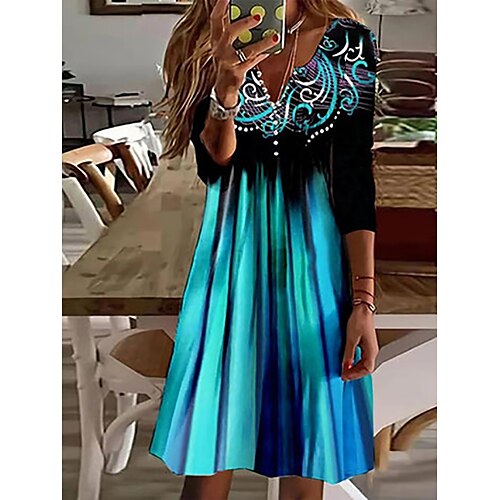 Per donna Vestito casual Abito estivo Abito stampato Tribale Ambra Pulsante Stampa A V Mini abito Essenziale Etnico Esterno Giornaliero Manica a 3/4 Standard Verde Estate Primavera S M L XL XXL
Per donna Vestito casual Abito estivo Abito stampato Tribale Ambra Pulsante Stampa A V Mini abito Essenziale Etnico Esterno Giornaliero Manica a 3/4 Standard Verde Estate Primavera S M L XL XXL