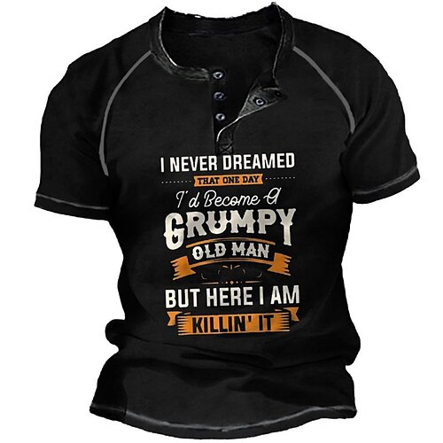 Herre Henly-skjorte Grafiske T-skjorter Kul skjorte Grafiske trykk bokstavtrykk Henley Varm stempling Gate Feriereise Kortermet Trykt mønster Klær Mote Designer Grunnleggende
Herre Henly-skjorte Grafiske T-skjorter Kul skjorte Grafiske trykk bokstavtrykk Henley Varm stempling Gate Feriereise Kortermet Trykt mønster Klær Mote Designer Grunnleggende