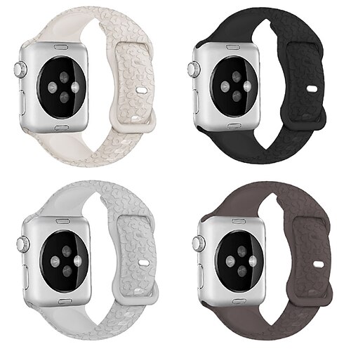 Pulseira Esportiva flor gravada Compatível com Pulseira Apple Watch 38mm 40mm 41mm 42mm 44mm 45mm 49mm Impermeável fivela borboleta Fecho de Metal Silicone macio pulseira de substituição para Série
Pulseira Esportiva flor gravada Compatível com Pulseira Apple Watch 38mm 40mm 41mm 42mm 44mm 45mm 49mm Impermeável fivela borboleta Fecho de Metal Silicone macio pulseira de substituição para Série