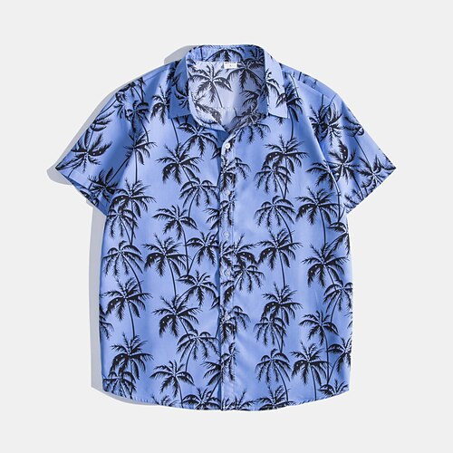Herre Skjorte Hvit Gul Blå Kortermet Palmetre Klassisk krage Hawaiisk Klær Strandstil
Herre Skjorte Hvit Gul Blå Kortermet Palmetre Klassisk krage Hawaiisk Klær Strandstil