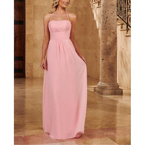 Linea-A Vestito da damigella cinghie / Con bretelline / Senza bretelline Senza maniche Rosa Lungo Chiffon / Shantung / Seta imitata con A pieghe / Drappeggio / Con ruche 2022
Linea-A Vestito da damigella cinghie / Con bretelline / Senza bretelline Senza maniche Rosa Lungo Chiffon / Shantung / Seta imitata con A pieghe / Drappeggio / Con ruche 2022