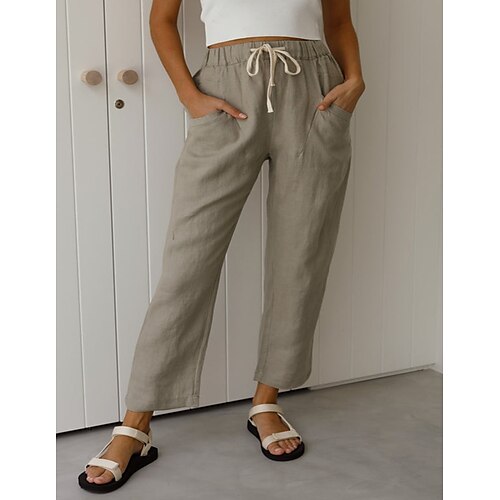 Per donna A zampa Pantaloni Simillino Nero Bianco Rosso Di tendenza Casual / quotidiano Tasche laterali Alla caviglia Comfort Liscio S M L XL XXL
Per donna A zampa Pantaloni Simillino Nero Bianco Rosso Di tendenza Casual / quotidiano Tasche laterali Alla caviglia Comfort Liscio S M L XL XXL
