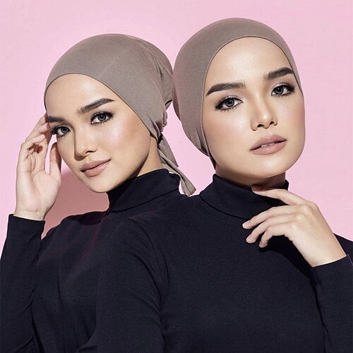 Muslim Underscarf Women Veil Hijab Bonnet Solid Color Scarf Turbans Head scarves For Female Hijab Cap Islamic Hat Turbante Mujer
Muslim Underscarf Women Veil Hijab Bonnet Solid Color Scarf Turbans Head scarves For Female Hijab Cap Islamic Hat Turbante Mujer