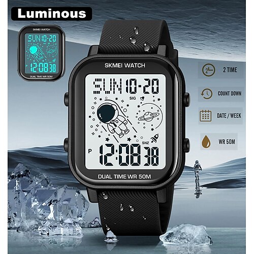 Montre Digitale pour Hommes Digitale Numérique Digitale Numérique Sportif mode Imperméable Calendrier Fonction réveille Plastique Cuir PU Mode
Montre Digitale pour Hommes Digitale Numérique Digitale Numérique Sportif mode Imperméable Calendrier Fonction réveille Plastique Cuir PU Mode
