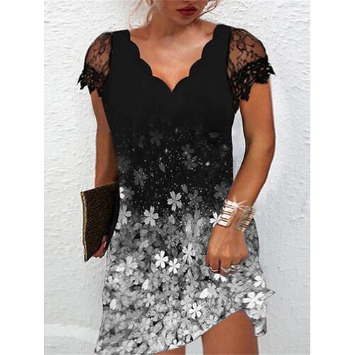 Dame Plusstørrelser Hverdagskjole Blomster kjole Blomstret Midikjole Kortærmet Trykt mønster V-hals Mode udendørs Rød Blå Sommer Forår L XL XXL 3XL 4XL
Dame Plusstørrelser Hverdagskjole Blomster kjole Blomstret Midikjole Kortærmet Trykt mønster V-hals Mode udendørs Rød Blå Sommer Forår L XL XXL 3XL 4XL