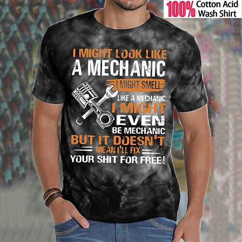 Herre T-shirt Grafiske T-shirts 100% bomuldssyre-vaskeskjorte Grafisk bogstavtryk Hobby Rund hals Varm Stempling Dagligdagstøj Ferierejse Kortærmet Trykt mønster Tøj 100 % bomuld Sport Designer
Herre T-shirt Grafiske T-shirts 100% bomuldssyre-vaskeskjorte Grafisk bogstavtryk Hobby Rund hals Varm Stempling Dagligdagstøj Ferierejse Kortærmet Trykt mønster Tøj 100 % bomuld Sport Designer