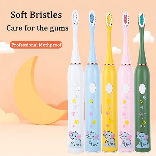 LITBest SA-68-B Spazzolino elettrico per bambini Quotidiano Impermeabile Silenzioso Rumore basso Design ergonomico per Per bambini
LITBest SA-68-B Spazzolino elettrico per bambini Quotidiano Impermeabile Silenzioso Rumore basso Design ergonomico per Per bambini