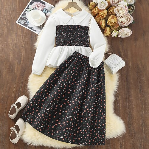 2 pezzi Bambino Da ragazza Floreale Collage Abiti eleganti Impostato Manica lunga Di tendenza Scuola 7-13 anni Primavera Bianco
2 pezzi Bambino Da ragazza Floreale Collage Abiti eleganti Impostato Manica lunga Di tendenza Scuola 7-13 anni Primavera Bianco