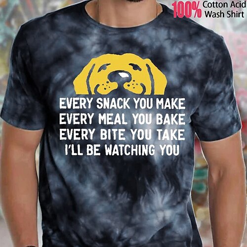 Herre T-shirt Grafiske T-shirts 100% bomuldssyre-vaskeskjorte Grafisk Dyr Hund bogstavtryk Rund hals Varm Stempling Dagligdagstøj Ferierejse Kortærmet Trykt mønster Tøj 100 % bomuld Sport Designer
Herre T-shirt Grafiske T-shirts 100% bomuldssyre-vaskeskjorte Grafisk Dyr Hund bogstavtryk Rund hals Varm Stempling Dagligdagstøj Ferierejse Kortærmet Trykt mønster Tøj 100 % bomuld Sport Designer