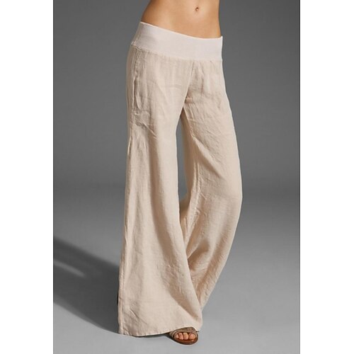 Per donna A zampa Pantaloni cascante Cotone e lino Nero Bianco Blu Di tendenza Casual / quotidiano Tasche laterali Lunghezza intera Comfort Liscio S M L XL 2XL
Per donna A zampa Pantaloni cascante Cotone e lino Nero Bianco Blu Di tendenza Casual / quotidiano Tasche laterali Lunghezza intera Comfort Liscio S M L XL 2XL