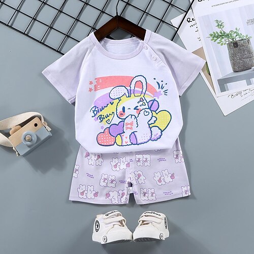 2 Dele Baby Drenge T-shirt & Shorts Outfit Dyr Tegneserie Stribe Kortærmet Sæt udendørs Mode Daglig Sommer Forår 3-7 år
2 Dele Baby Drenge T-shirt & Shorts Outfit Dyr Tegneserie Stribe Kortærmet Sæt udendørs Mode Daglig Sommer Forår 3-7 år