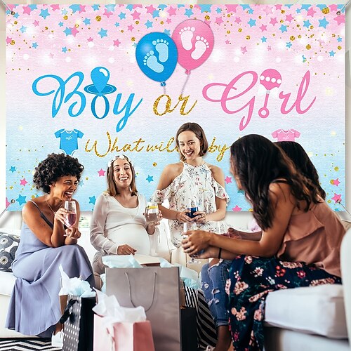 Gender Reveal Background,Boy Or Girl Background,Gender Reveal Banner Photography Photo Booth 70.8 X 43.3 Inches
Gender Reveal Background,Boy Or Girl Background,Gender Reveal Banner Photography Photo Booth 70.8 X 43.3 Inches