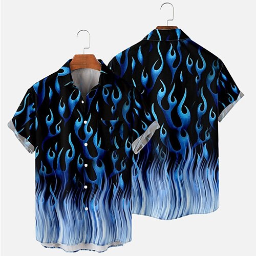 Homme Chemise Chemise hawaïenne Imprimés Photos Flamme Col rabattu Jaune Bleu Violet Orange Arc-en-ciel Plein Air Casual Manches courtes Bouton bas Imprimer Vêtement Tenue Rétro Vintage Mode Vêtement
Homme Chemise Chemise hawaïenne Imprimés Photos Flamme Col rabattu Jaune Bleu Violet Orange Arc-en-ciel Plein Air Casual Manches courtes Bouton bas Imprimer Vêtement Tenue Rétro Vintage Mode Vêtement