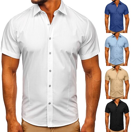 Per uomo Camicia Camicia con bottoni Camicia estiva Maglietta informale Nero Bianco Kaki Blu scuro Azzurro Manica corta Liscio Collo ripiegabile Strada Giornaliero Abbigliamento Di tendenza Informale
Per uomo Camicia Camicia con bottoni Camicia estiva Maglietta informale Nero Bianco Kaki Blu scuro Azzurro Manica corta Liscio Collo ripiegabile Strada Giornaliero Abbigliamento Di tendenza Informale