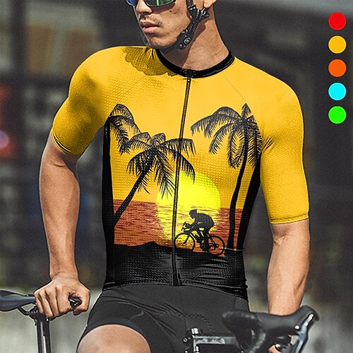 21Grams Per uomo Maglia da ciclismo Manica corta Bicicletta Superiore con 3 tasche posteriori Ciclismo da montagna Cicismo su strada Traspirante Traspirazione umidità Asciugatura rapida Strisce
21Grams Per uomo Maglia da ciclismo Manica corta Bicicletta Superiore con 3 tasche posteriori Ciclismo da montagna Cicismo su strada Traspirante Traspirazione umidità Asciugatura rapida Strisce