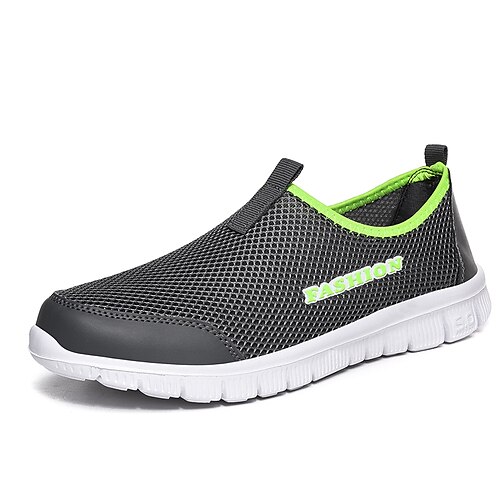 Herre Sko Tøfler & Slip-ons Plus størrelse Afslappet Daglig Gang Net Åndbart Mørkegrå Sort Sommer
Herre Sko Tøfler & Slip-ons Plus størrelse Afslappet Daglig Gang Net Åndbart Mørkegrå Sort Sommer