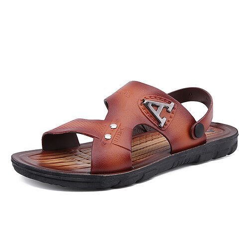 Homme Unisexe Sandales Sandales confort Décontractées Plage Extérieur du quotidien EVA Respirable Marron Eté Printemps
Homme Unisexe Sandales Sandales confort Décontractées Plage Extérieur du quotidien EVA Respirable Marron Eté Printemps
