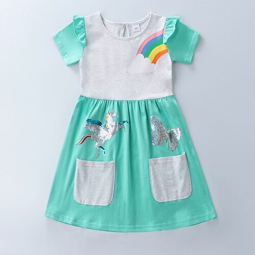 Bambino Da ragazza Vestito Cartoni animati Farfalla Unicorno Abito casual Al ginocchio Vestito Prestazioni Con ricami Girocollo Manica corta Attivo Vestito 3-7 anni Estate Blu turchese
Bambino Da ragazza Vestito Cartoni animati Farfalla Unicorno Abito casual Al ginocchio Vestito Prestazioni Con ricami Girocollo Manica corta Attivo Vestito 3-7 anni Estate Blu turchese