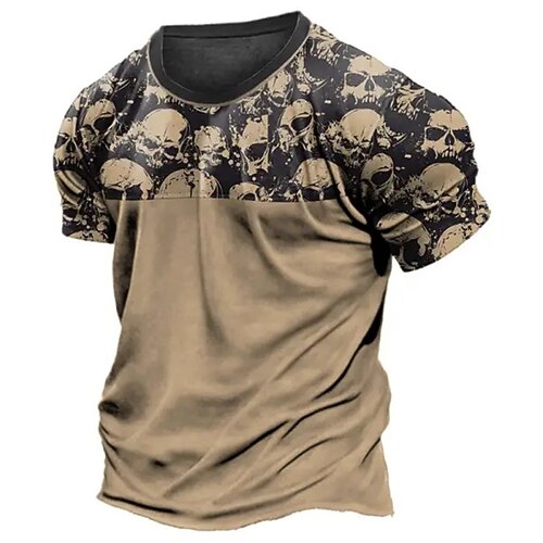 Per uomo maglietta Magliette Pop art Teschi Girocollo Abbigliamento Stampa 3D Esterno Informale Manica corta Stampa Vintage Di tendenza Originale
Per uomo maglietta Magliette Pop art Teschi Girocollo Abbigliamento Stampa 3D Esterno Informale Manica corta Stampa Vintage Di tendenza Originale