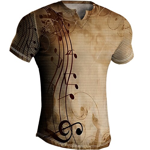 Per uomo Magliette Maglietta Waffle Pop art Note musicali A V Abbigliamento Stampa 3D Esterno Informale Manica corta Di tendenza Originale Essenziale
Per uomo Magliette Maglietta Waffle Pop art Note musicali A V Abbigliamento Stampa 3D Esterno Informale Manica corta Di tendenza Originale Essenziale
