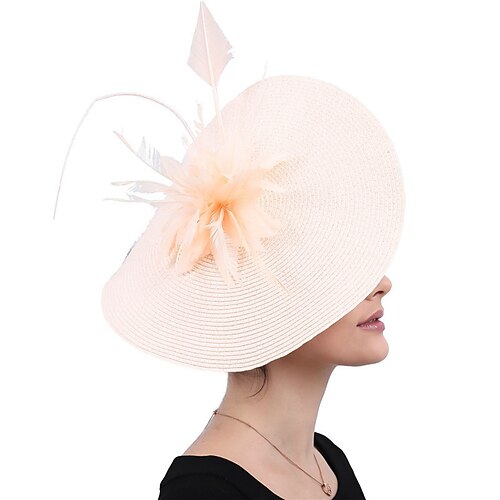 fascinators Strå Bryllup Kentucky Derby Elegant Retrorød Med Fjer Medaljon Hovedbeklædning
fascinators Strå Bryllup Kentucky Derby Elegant Retrorød Med Fjer Medaljon Hovedbeklædning