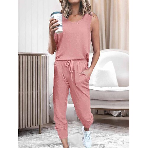 Dame lounge Sett Ren farge Enkel Fritid Gate Stevnemøte Flyplass Polyester Pustende Crew-hals Ermeløs Bukse Vår Svart Rosa
Dame lounge Sett Ren farge Enkel Fritid Gate Stevnemøte Flyplass Polyester Pustende Crew-hals Ermeløs Bukse Vår Svart Rosa