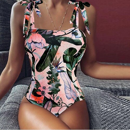 Maillots de Bain Une pièce Maillot de bain Femme Imprimé Feuille Normal Maillots de bain Sportif Tenues de plage Eté
Maillots de Bain Une pièce Maillot de bain Femme Imprimé Feuille Normal Maillots de bain Sportif Tenues de plage Eté