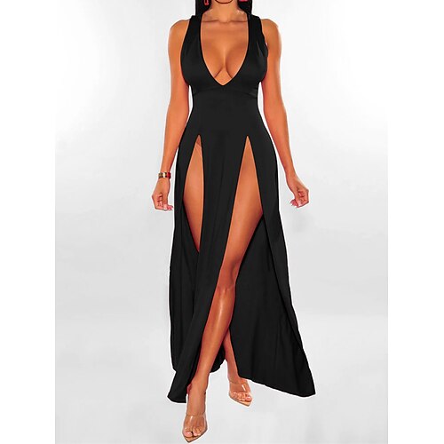 kvinners lange formell kjole maxi formell kjole sundress formell sommerkjole vanlig mote moderne hverdagsferie ferie delt ermeløs v-hals formell kjole slank svart hvit rød sommer vår s m l xl
kvinners lange formell kjole maxi formell kjole sundress formell sommerkjole vanlig mote moderne hverdagsferie ferie delt ermeløs v-hals formell kjole slank svart hvit rød sommer vår s m l xl