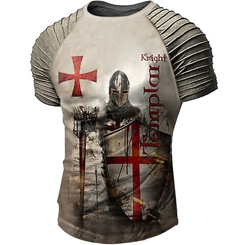 Homme T shirt Tee Graphic Bloc de couleur Chevaliers templiers Col Ras du Cou Vêtement Tenue 3D effet Extérieur Casual Manche Courte Ruché Patchwork Mode Design Confortable
Homme T shirt Tee Graphic Bloc de couleur Chevaliers templiers Col Ras du Cou Vêtement Tenue 3D effet Extérieur Casual Manche Courte Ruché Patchwork Mode Design Confortable