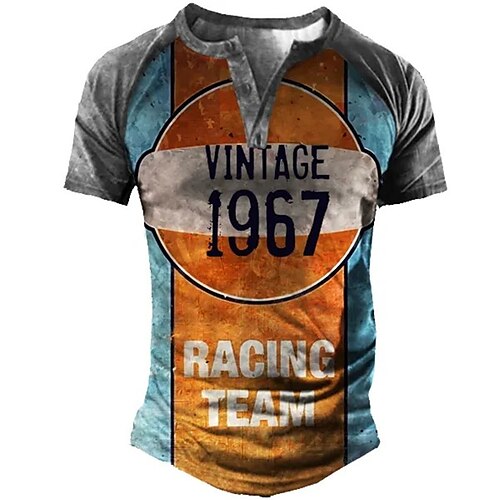 Per uomo Camicia Henley Maglietta Raglan Pop art Color Block Lettere & Numeri Henley Abbigliamento Stampa 3D Esterno Informale Manica corta Collage Bottone giù Di tendenza Originale Comodo
Per uomo Camicia Henley Maglietta Raglan Pop art Color Block Lettere & Numeri Henley Abbigliamento Stampa 3D Esterno Informale Manica corta Collage Bottone giù Di tendenza Originale Comodo