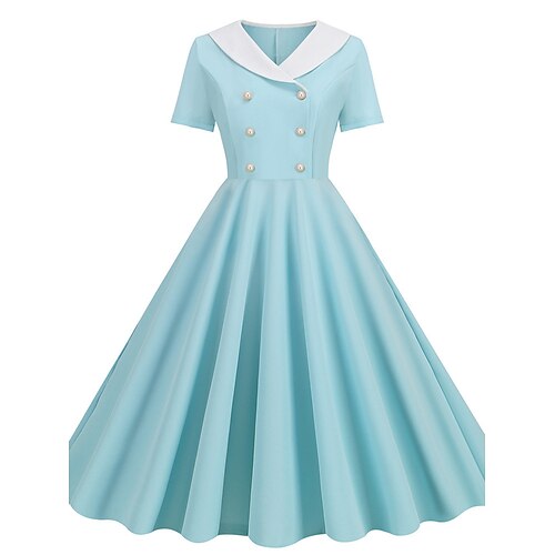 abito formale vintage retrò elegante da donna abito formale midi all'aperto pulsante quotidiano risvolto tinta unita manica corta vestibilità regolare estate primavera 2023 nero giallo s m l xl
abito formale vintage retrò elegante da donna abito formale midi all'aperto pulsante quotidiano risvolto tinta unita manica corta vestibilità regolare estate primavera 2023 nero giallo s m l xl