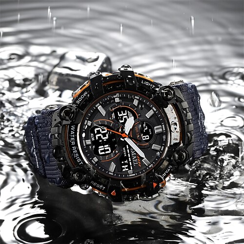 SMAEL Femme Hommes Montre Montres à quartz Grand Cadran Imperméable Plongée Silicone Suivre
SMAEL Femme Hommes Montre Montres à quartz Grand Cadran Imperméable Plongée Silicone Suivre