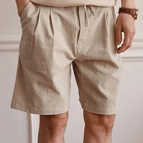 Homme Short Short en lin Short d'été Short de plage Cordon Taille elastique Plein Confort Respirable Extérieur du quotidien Sortie Mélange de Lin Coton Mode Vêtement de rue Kaki
Homme Short Short en lin Short d'été Short de plage Cordon Taille elastique Plein Confort Respirable Extérieur du quotidien Sortie Mélange de Lin Coton Mode Vêtement de rue Kaki
