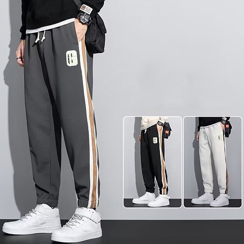 Herre Joggingbukser Bukser Snørelukning Elastisk Talje Farveblok Komfort Påførelig Afslappet Daglig Ferie Sport Mode Sort Beige
Herre Joggingbukser Bukser Snørelukning Elastisk Talje Farveblok Komfort Påførelig Afslappet Daglig Ferie Sport Mode Sort Beige