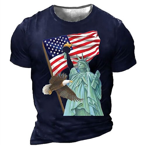 Per uomo maglietta Magliette Pop art Bandiera americana Girocollo Abbigliamento Stampa 3D Esterno Informale Manica corta Stampa Vintage Di tendenza
Per uomo maglietta Magliette Pop art Bandiera americana Girocollo Abbigliamento Stampa 3D Esterno Informale Manica corta Stampa Vintage Di tendenza