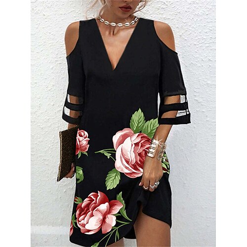 Dame Uformell kjole Sommerkjole Print kjole Blomstret Netting Trykt mønster V-hals Midikjole Aktiv Mote utendørs Daglig Halvlange ermer Løstsittende Svart Hvit Rød Sommer Vår S M L XL XXL
Dame Uformell kjole Sommerkjole Print kjole Blomstret Netting Trykt mønster V-hals Midikjole Aktiv Mote utendørs Daglig Halvlange ermer Løstsittende Svart Hvit Rød Sommer Vår S M L XL XXL